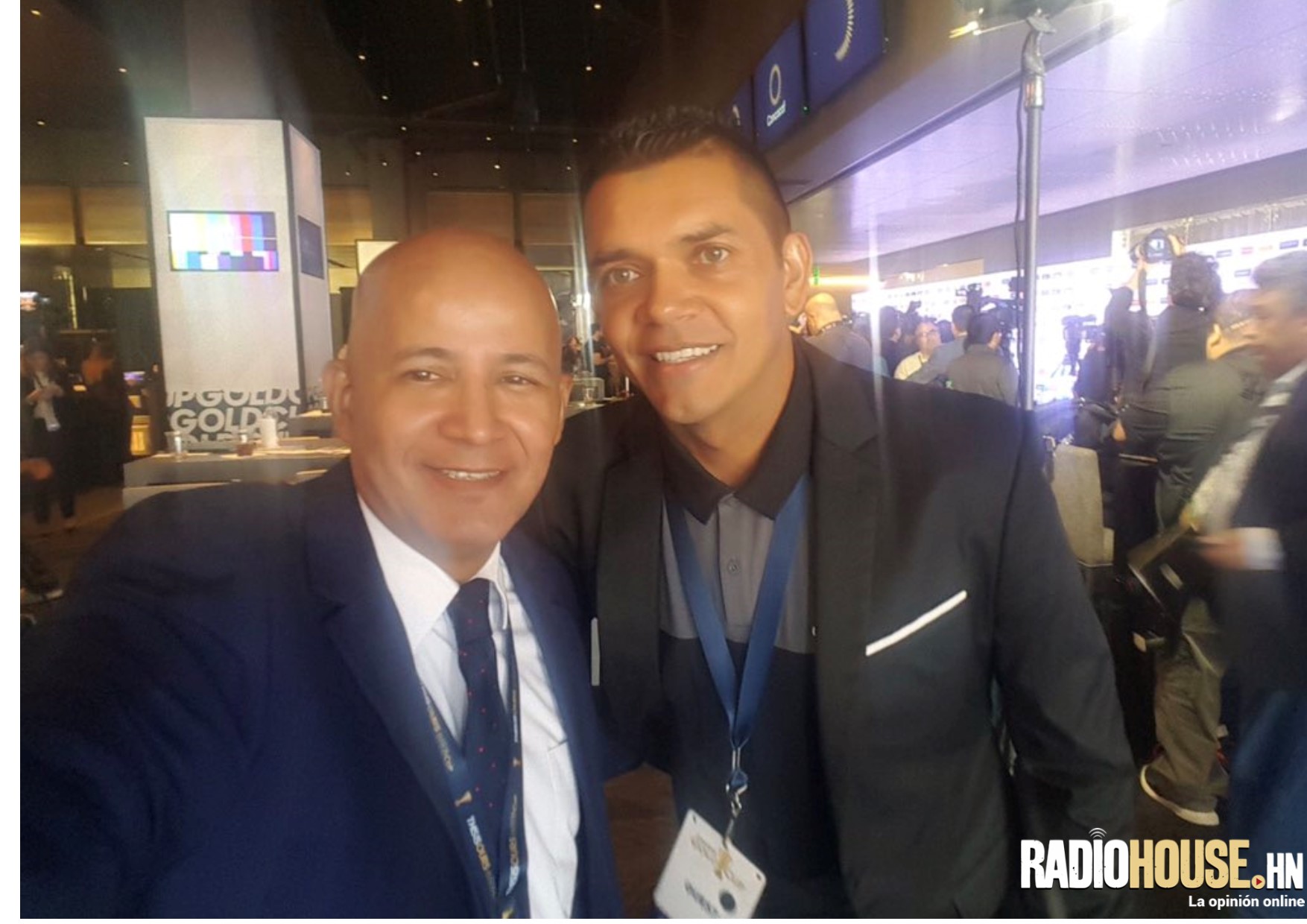 Amado y Edwin Banegas